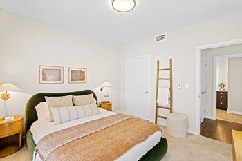 Large bedroom at l seven apartments in san francisco, ca 94103